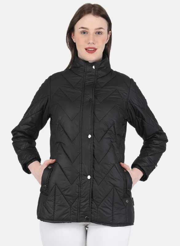 Women Black Stripe Jacket