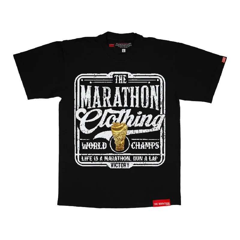 Vintage Marathon World Champs T-Shirt - Black